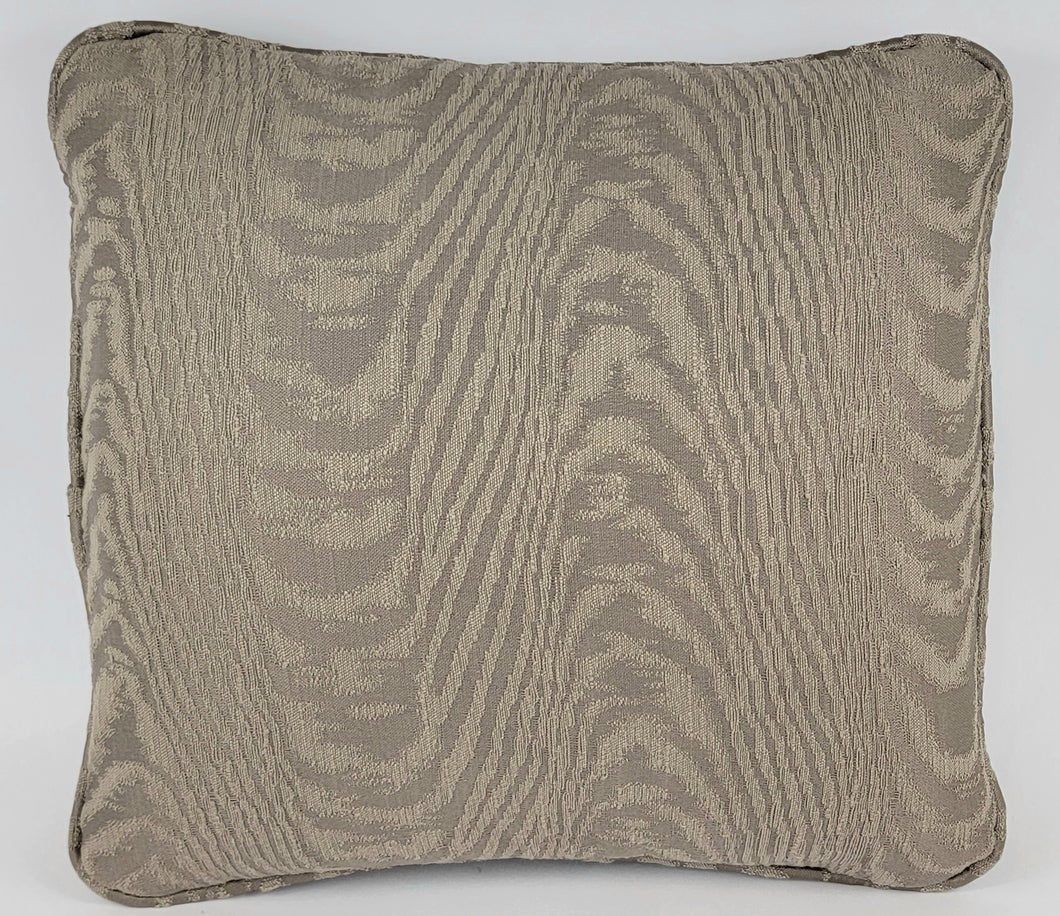 Taupe Zebra Pillow