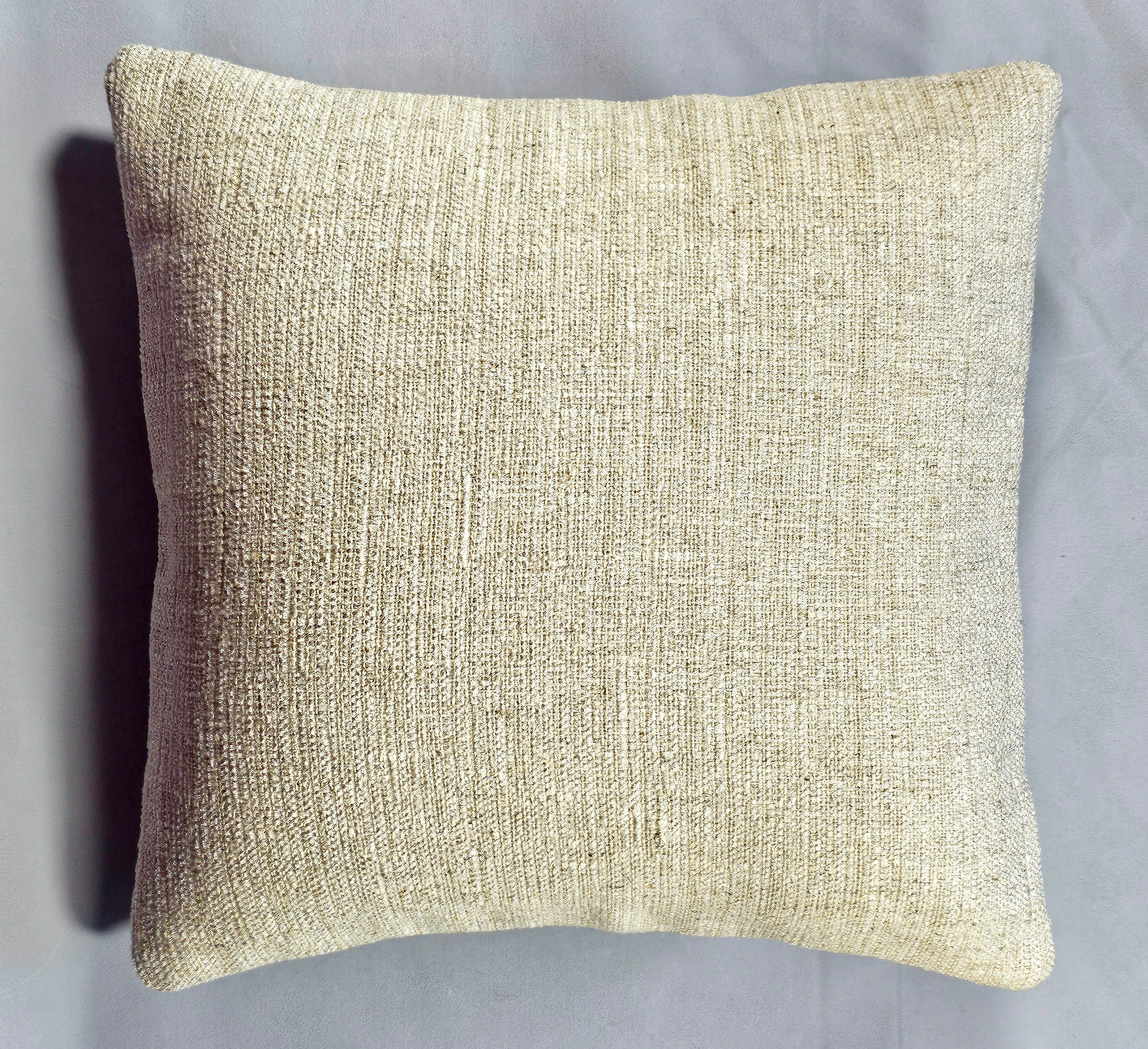 Cream fabric Pillow