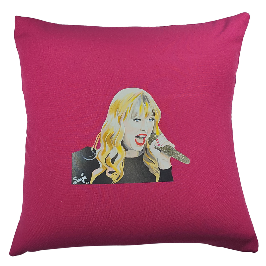 Taylor Hot Pink Pillow