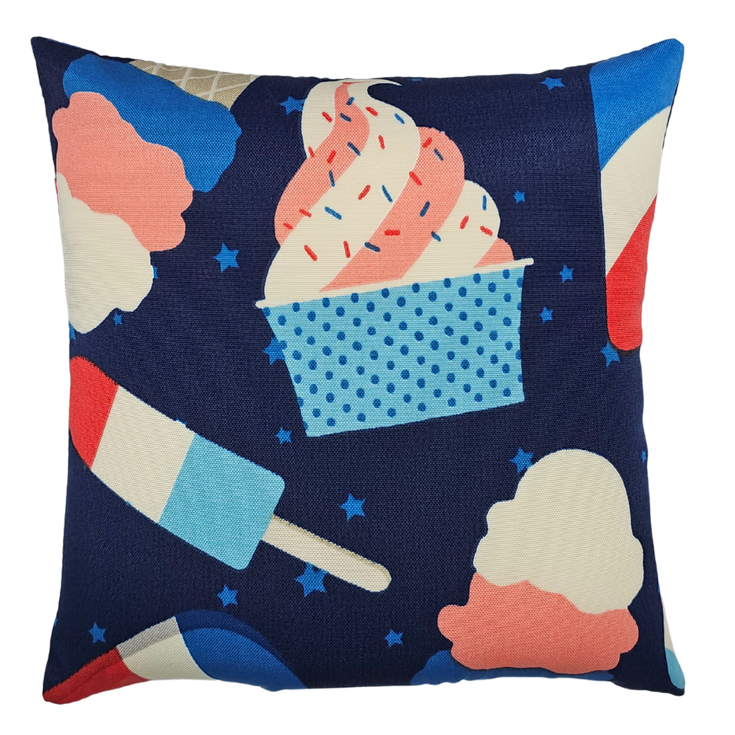 Ice Cream Truck Pillow