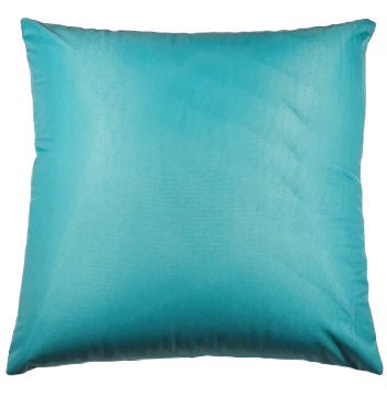 80's turquoise prom dress (like taffeta) Pillow