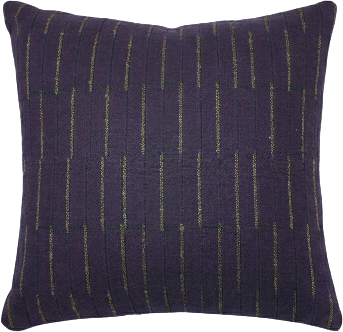 Dark Purple with Light green stripe