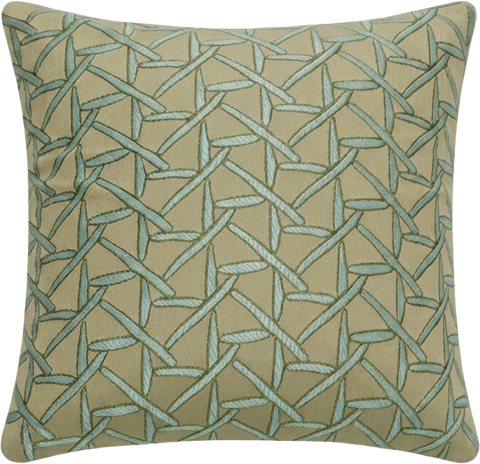 Sage green & Turquoise Bamboo sticks