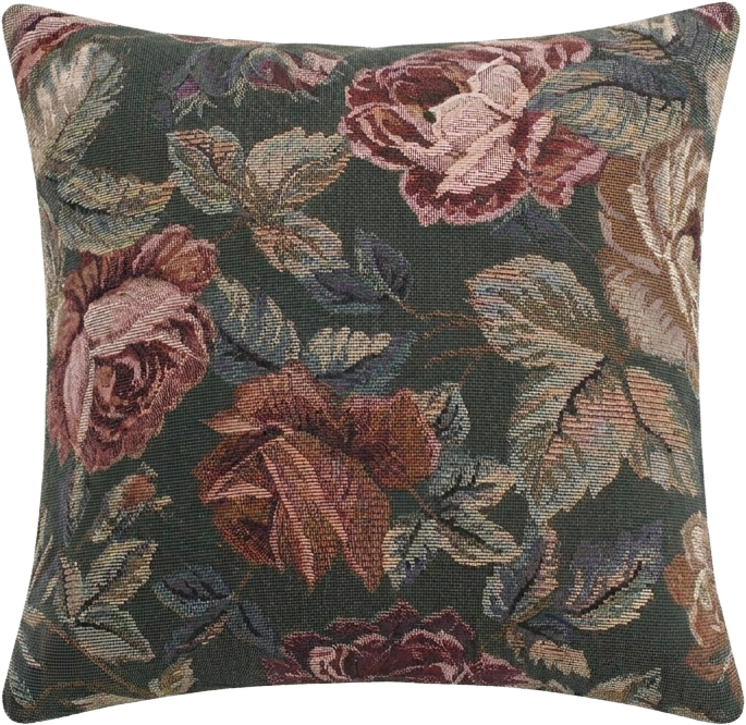 Green Floral Tapestry