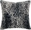 Grey, Black, White Fleecy Animal Print
