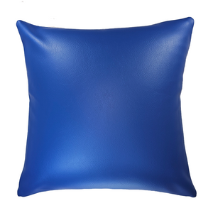 Royal Blue Vinyl Pillow