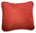Blood Red Micro-Suede Pillow