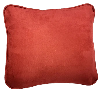 Blood Red Micro-Suede Pillow
