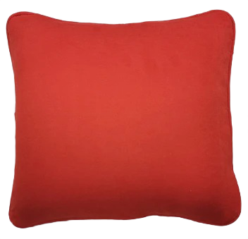 Bright Red Fabric Pillow