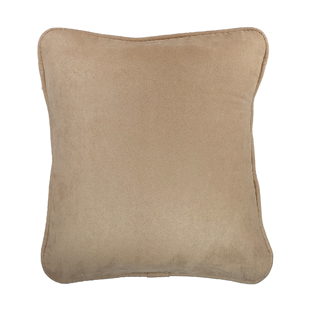 Light Beige Micro Suede Pillow