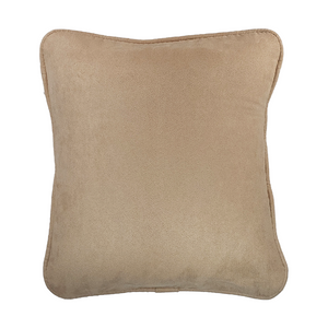 Light Beige Micro Suede Pillow