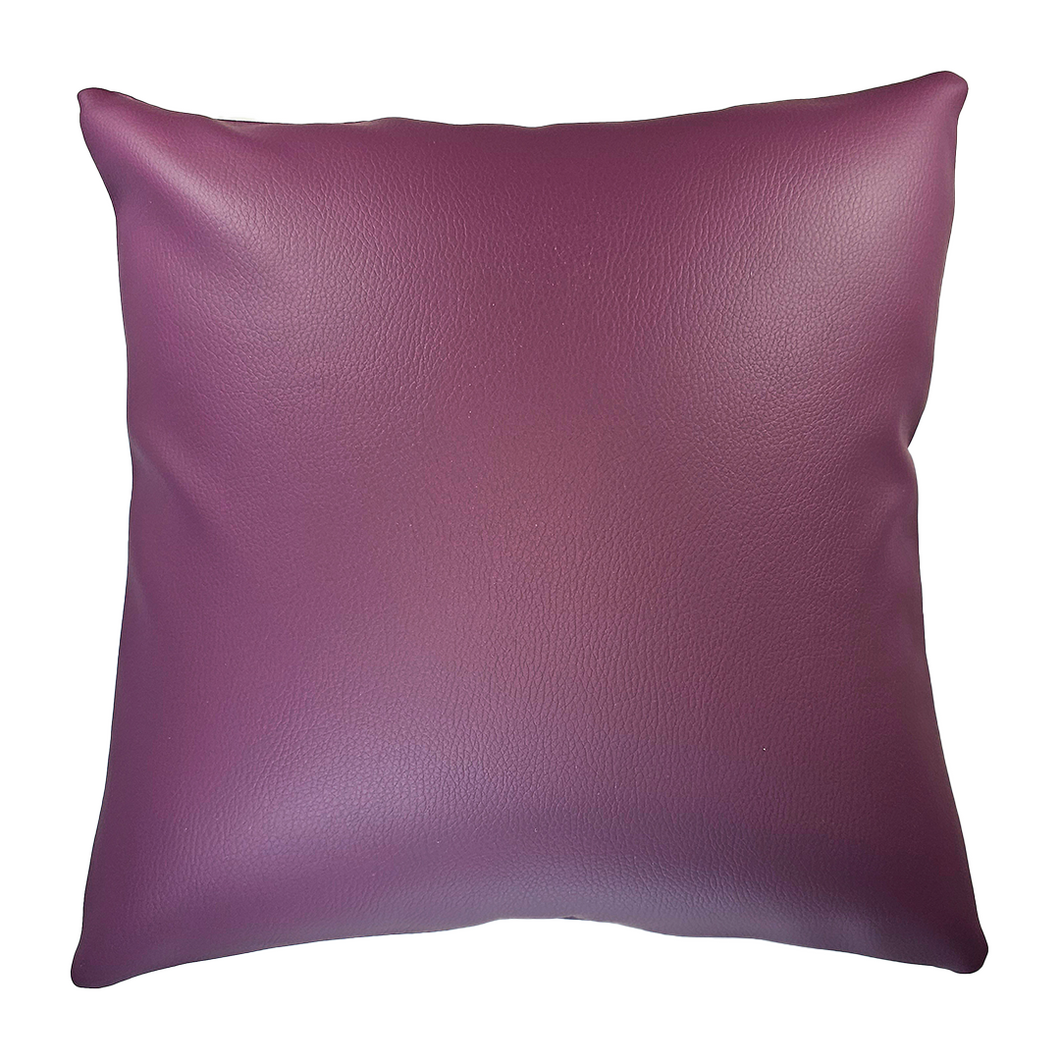 Mulberry Vinyl Pillow