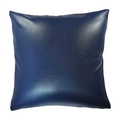 Navy Blue Vinyl Pillow