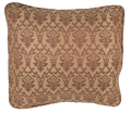 Retro Refreshed Burgandy & Gold Pillow