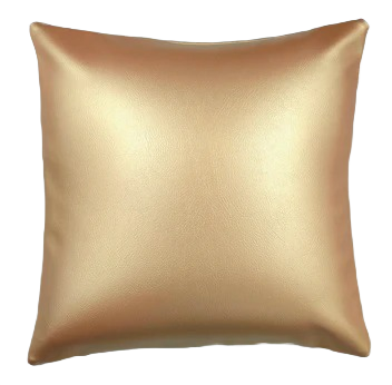 Rose Gold Vinyl Pillow
