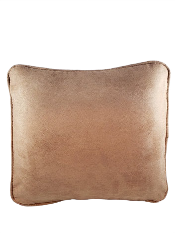 Sandy Beige Micro-Suede Pillow
