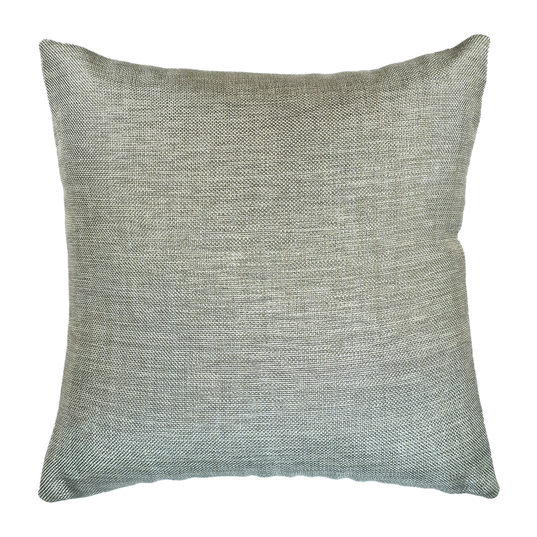 Silver Linen Pillow